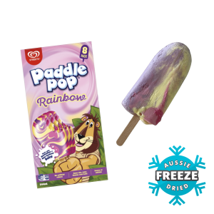 Aussie Freeze Dried paddlepops rainbow