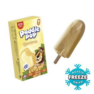 Freeze Dried Banana Paddlepop