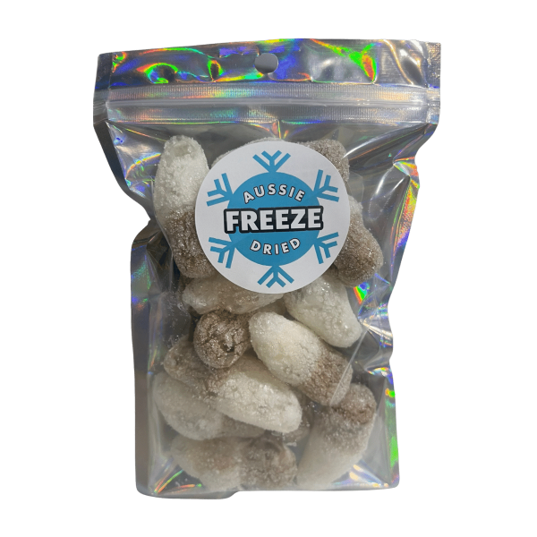 freeze dried sour cola bottles