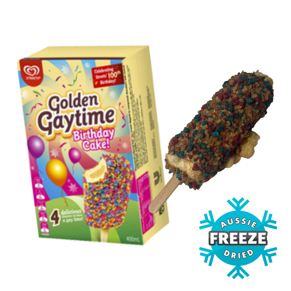 freeze dried birthday cake gaytime