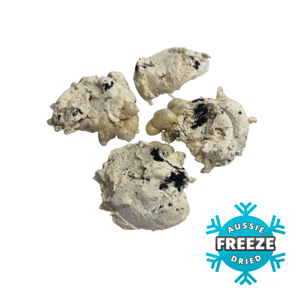 freeze dried bulla cookies and cream scoops