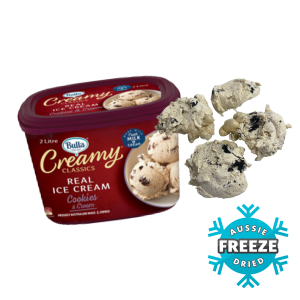 freeze dried cookies and cream scoops
