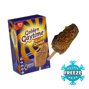 freeze dried golden gaytime violet crumble