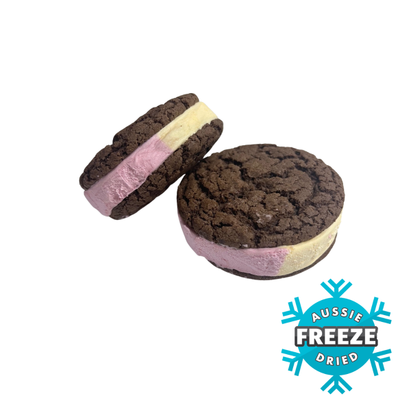 freeze dried bulla neopolitan ice cream sandwich